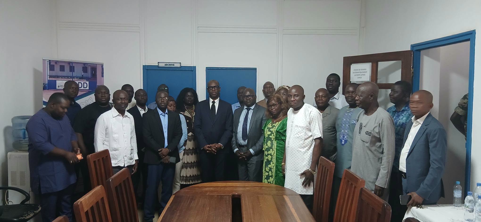 Visite de travail du Ministre Roger ANDJALANDJI